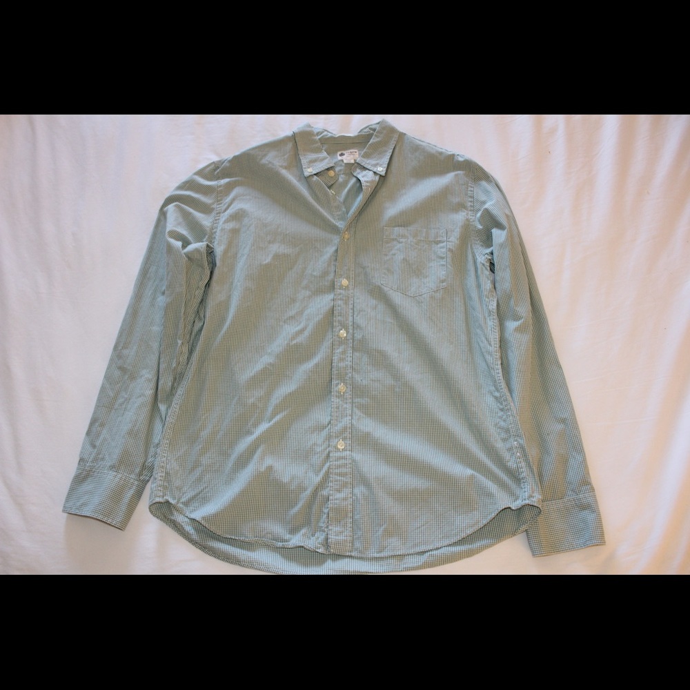 J. Crew Washed Casual Men’s Button Down